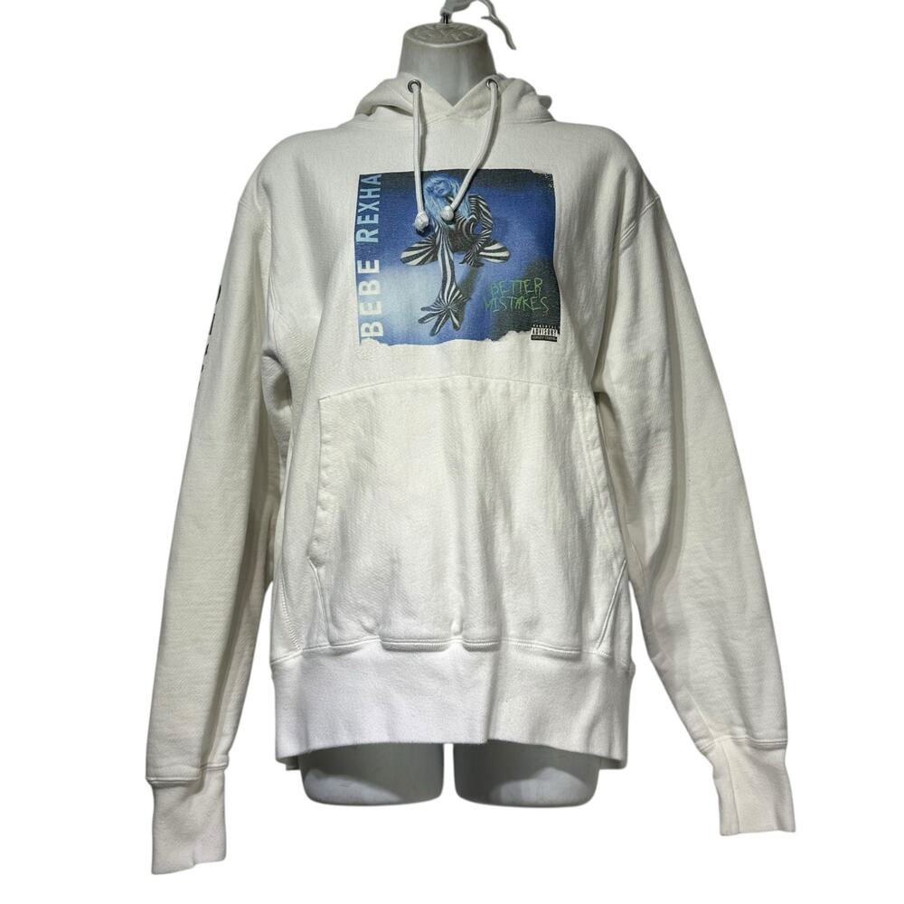 Bebe Rexha Better Mistakes Concert Song List sweatshirt Hoodie Size M